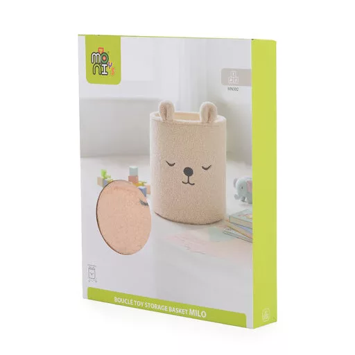 Milo tárolókosár 30x30cm m méret bézs/latte