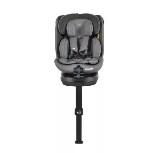 CANGAROO Bravo autós ülés 40-150 cm támasztólábbal s.szürke