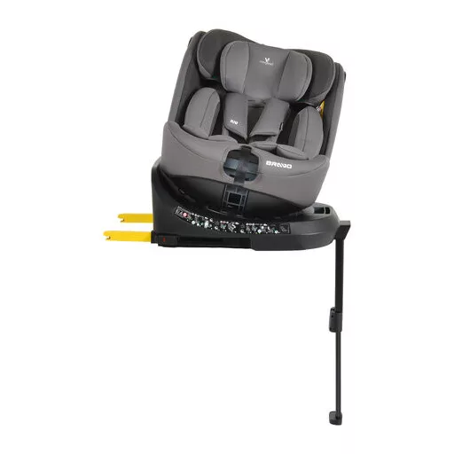 CANGAROO Bravo autós ülés 40-150 cm támasztólábbal s.szürke