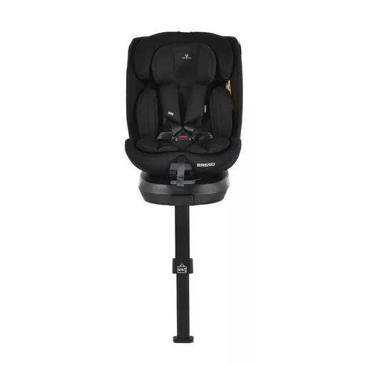 CANGAROO Bravo autós ülés 40-150 cm támasztólábbal fekete