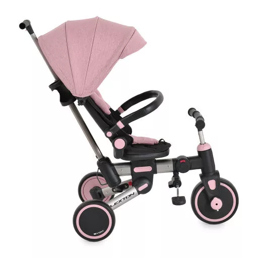 BYOX Flexton tricikli 6in1 futóbiciklivé alakítható pink