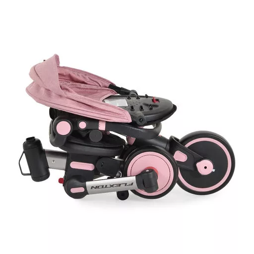 BYOX Flexton tricikli 6in1 futóbiciklivé alakítható pink