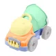   Mochtoys homokozó szett 6 részes, vödrös dömperrel pasztell zöld/sárga