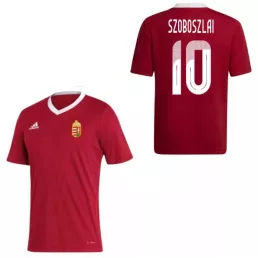   Magyarország mez felső szurkolói Adidas piros gyerek SZOBOSZLAI 10