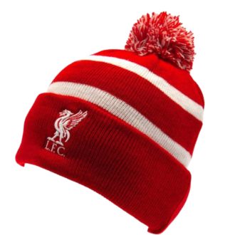 Liverpool sapka kötött csíkos gyerek