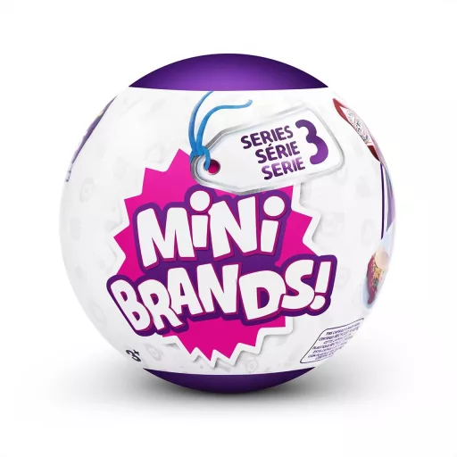 Shopping Mini Brands mini világmárkák meglepetés csomag, 5 db-os - 3. széria