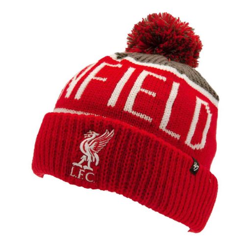 Liverpool sapka kötött pomponos REDS
