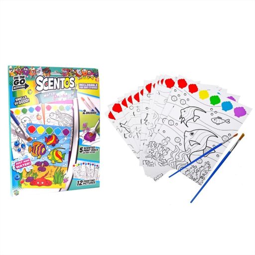 Scentos Varázslatos kifestő, Tengeri élővilág, 12 db-os