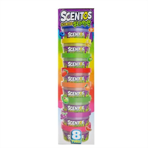 Scentos Illatos mini slime, 8 db-os