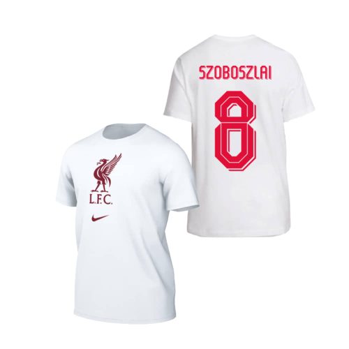 Liverpool póló gyerek LFC Nike Szoboszlai 8 fehér