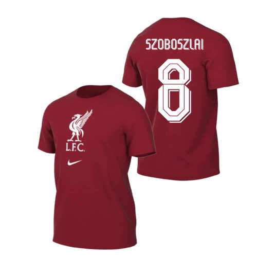 Liverpool póló felnőtt Liverpool FC Nike Szoboszlai 8 piros