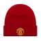 Manchester United sapka kötött visszahajtós gyerek piros