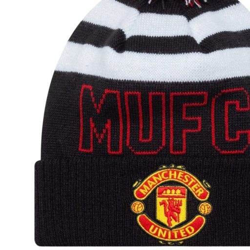 Manchester United sapka kötött New Era csíkos bojtos