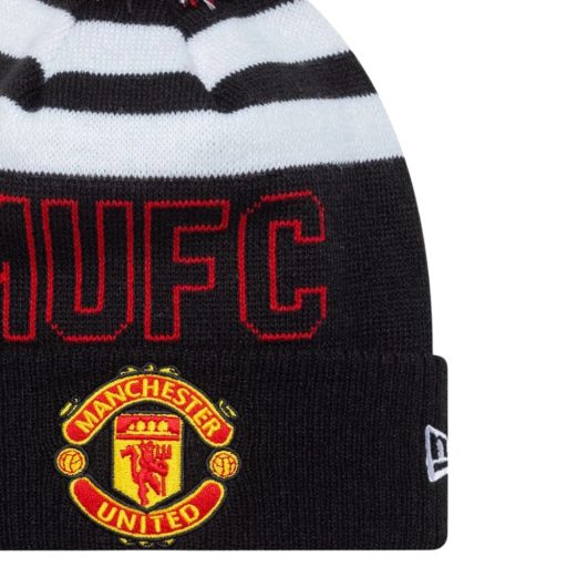 Manchester United sapka kötött New Era csíkos bojtos
