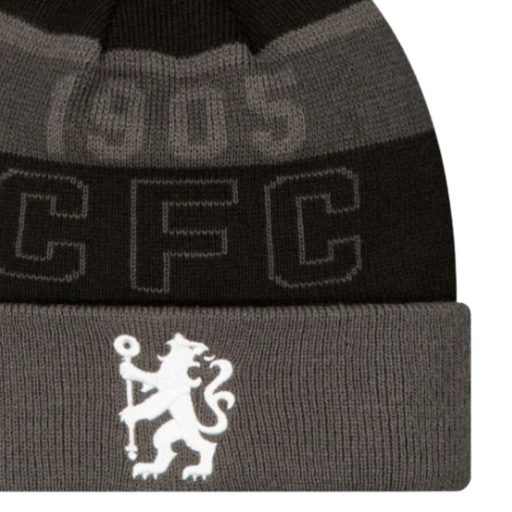 Chelsea sapka kötött New Era szürke csíkos