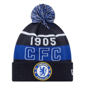 Chelsea sapka kötött New Era csíkos bojtos