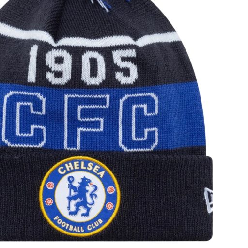 Chelsea sapka kötött New Era csíkos bojtos