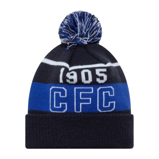 Chelsea sapka kötött New Era csíkos bojtos