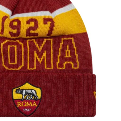 Roma sapka kötött New Era bojtos csíkos