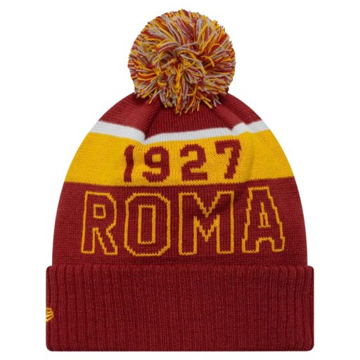 Roma sapka kötött New Era bojtos csíkos