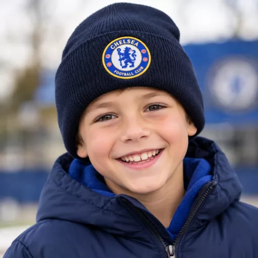 Chelsea sapka kötött New Era gyerek fekete