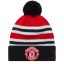 Manchester United sapka kötött New Era bojtos csíkos