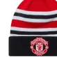 Manchester United sapka kötött New Era bojtos csíkos