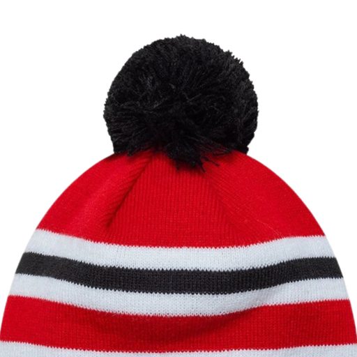 Manchester United sapka kötött New Era bojtos csíkos