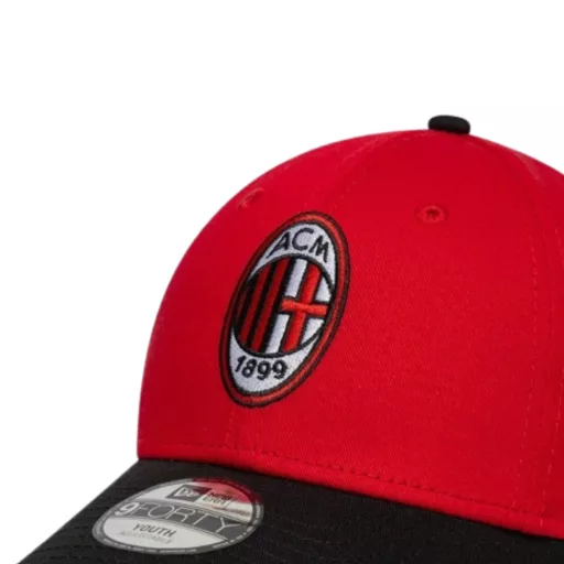 AC Milan baseball sapka New Era felnőtt piros-fekete