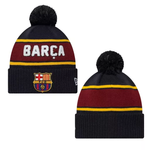Barcelona sapka kötött New Era felnőtt csíkos