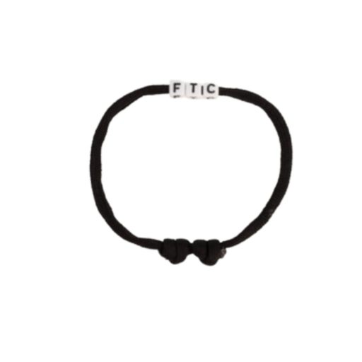 Fradi karkötő fonott fekete