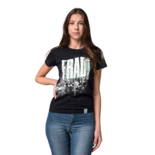 Fradi póló felnőtt női fekete FRADI