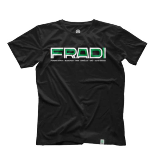 Fradi póló női  fradi+erkölcs fekete