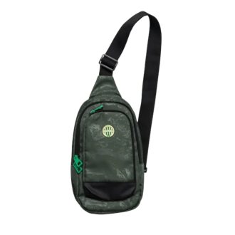 Fradi oldaltáska keresztpántos zöld