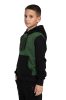 Fradi pulóver kapucnis gyerek zöld-fekete
