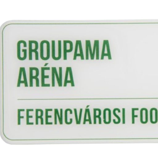 Fradi hűtőmágnes utcatábla Groupama