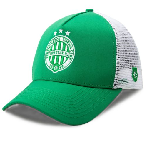 Fradi baseball sapka zöld hímzett fehér csillagos TRUCKER