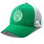 Fradi baseball sapka zöld hímzett fehér csillagos TRUCKER