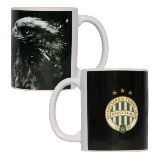 Fradi bögre sasos címeres sötétzöld