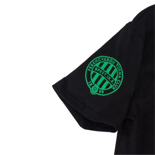 Fradi póló felnőtt zöld mintás fekete