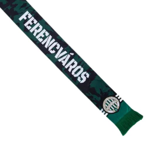Fradi sál selyem zöld-fekete Ferencváros