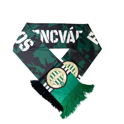 Fradi sál selyem zöld-fekete Ferencváros