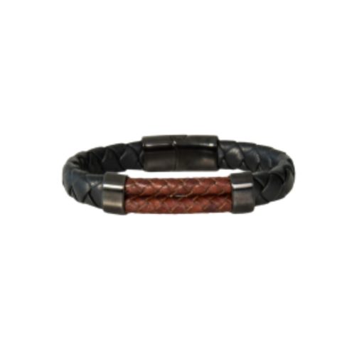 Fradi karkötő fekete-barna bőr