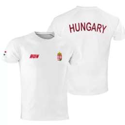   Magyarország mez felső szurkolói fehér "Hungary" feliratos felnőtt