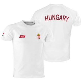   Magyarország mez felső szurkolói fehér "Hungary" feliratos felnőtt