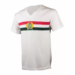 Puskás póló felnőtt RETRO CSILLAGOS fehér