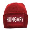 Magyarország sapka kötött piros