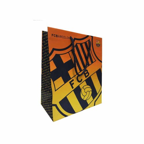 Barcelona ajándékszatyor narancs címeres