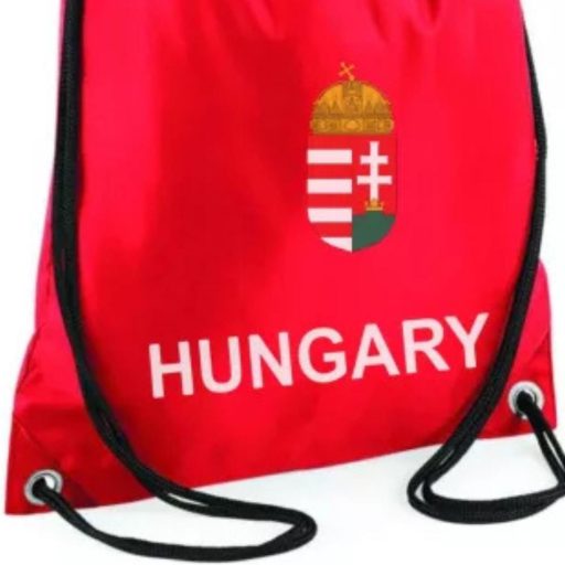 Magyarország tornazsák Hungary piros címeres