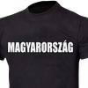Magyarország póló felnőtt fekete